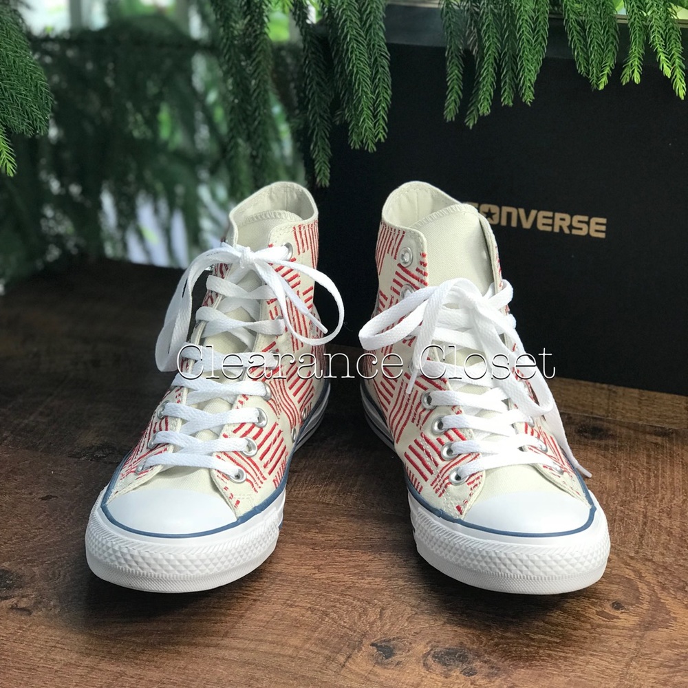 NWT Converse Ctas HI Buff/Casino W AUTHENTIC - Picture 3 of 7